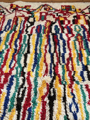 Load image into Gallery viewer, Fluffy Azilal Rug - Moroccan Beni Ourain Rug - Old Berber Rug - Carpet Handmade by Berber Women - Chic Rug - Hand Knotted Rug- Shuggy Rug
