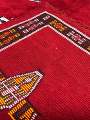 Load image into Gallery viewer, Moroccan Handmade Rug - Beni Ourain Style - Authentic Moroccan Berber Carpet - Long Area Rug - Soft Rug - Modern Artwork - Decorative Rug
