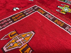 Moroccan Handmade Rug - Beni Ourain Style - Authentic Moroccan Berber Carpet - Long Area Rug - Soft Rug - Modern Artwork - Decorative Rug