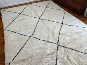 Carpets Handmade by Berber Women - Checkered Area Rug - rugs in Australia - Antique Berber rug - Moroccan Rug With attractive Design