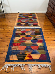 Load image into Gallery viewer, Moroccan vintage runner Rug - Rug in Australia - Colorful Area Rug - Long Berber Rug - Moroccan Vintage runner rug - - Authentic Rug