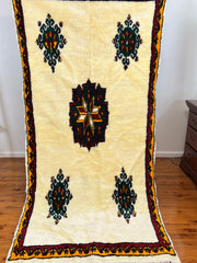 Load image into Gallery viewer, Carpet With Attractive design - Moroccan Beni Ourain Rug - Rug With modern design - Hand Woven Rug- White Custom Rug - Colorful area rug
