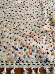 Load image into Gallery viewer, Polka Dot Rug - Custom Rug - Area Rug - Moroccan Rug - Bedroom Rug - Contemporary Art - Hand Knotted Rug - Genuine Lamb Wool - Trendy Rug
