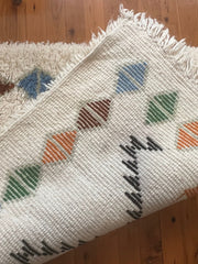 Load image into Gallery viewer, Moroccan Rug for Hallway - Amazing Multicolored Rug - Colorful Runner Rug - Boujad Rug - Morocco Beni Ourain Rug - Shaggy Rug - Chic Rug
