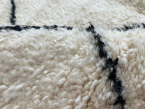 Home Art living Room rug - Carpet Handmade by Berber Women - Rug in Austalia - Bohemian Rug - Hand Knotted Rug - Black White Custom Rug