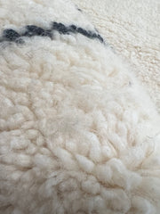 Load image into Gallery viewer, Antique Rug - Authentic Rug - Handmade Wool Rug - Oriental Design - Farmhouse Rug - Hand Knotted Rug- Black and White Carpet - Modern design
