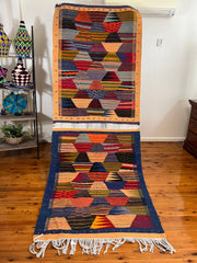 Load image into Gallery viewer, Moroccan vintage runner Rug - Rug in Australia - Colorful Area Rug - Long Berber Rug - Moroccan Vintage runner rug - - Authentic Rug