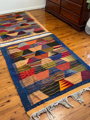 Load image into Gallery viewer, Moroccan vintage runner Rug - Rug in Australia - Colorful Area Rug - Long Berber Rug - Moroccan Vintage runner rug - - Authentic Rug