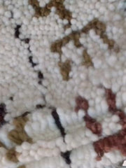 Load image into Gallery viewer, square carpet - Moroccan Carpet  - Gorgeous Rug - Beni Ourain Carpet - solid rug - Simple rug- Black and White Rug - Chic rug - Soft Rug
