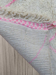 Load image into Gallery viewer, Moroccan custom handmade carpet, white carpet, Moroccan style rug, custom made rug
