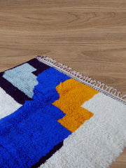 Load image into Gallery viewer, Modern Design Rug, Eco-friendly Rug, Moroccan Durable Rug, handwoven retro rug
