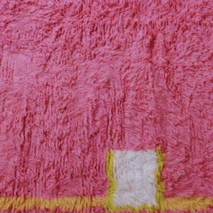simple motifs pink rug, flat fluffy rug, Moroccan traditional rugs, Shaggy Rug, Motifs carpet
