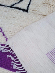 Load image into Gallery viewer, aesthetic unique rug, modern artwork authentic rug, colorful floor mattress runner
