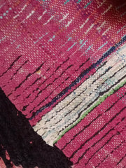 Load image into Gallery viewer, abstract Boucharouite carpets, vintage Moroccan carpets, aesthetic Carpets, contemporary Boucharouite rugs, floor carpets
