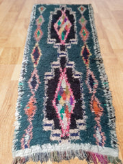 Load image into Gallery viewer, Moroccan home furniture, Berber boucherouite rugs, bohemian area carpet, Boucherouite old
