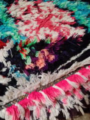 Load image into Gallery viewer, Colorful Boucherouit, Moroccan Boucherouit, Vinatge Boucherouite
