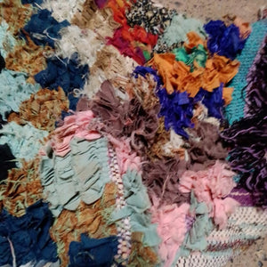 Moroccan Magic: Bouchouite Wool Rug - Tribal Patterns, Boho Chic Decor