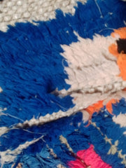 Load image into Gallery viewer, Moroccan Delight: Bouchouite Rag Rug - Sustainable Materials, Bohemian Flair
