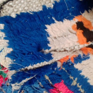 Moroccan Delight: Bouchouite Rag Rug - Sustainable Materials, Bohemian Flair