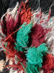 Load image into Gallery viewer, Whimsical Beauty: Berber Bouchouite Carpet - Playful Colors, Ethereal Design
