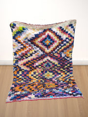 Load image into Gallery viewer, Moroccan Dream: Vintage Bouchouite Area Rug - Authentic Craftsmanship, Cultural Heritage
