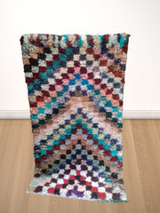 Load image into Gallery viewer, Colorful Charm: Custom Moroccan Bouchouite Rug for a Unique Statement
