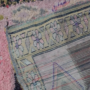 Moroccan Tapestry: Custom Bouchouite Rug, Crafted with Passion