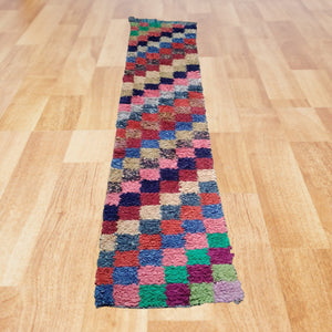 Rustic Elegance: Personalized Moroccan Bouchouite Rug for a Distinctive Home