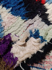 Load image into Gallery viewer, Tribal Fusion: Handmade Moroccan Bouchouite Rug, Customized to Perfection
