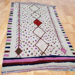 handmade furniture, contemporary Amazigh rug, boho rug, tapis berbere, handwoven rug, bedroom rug