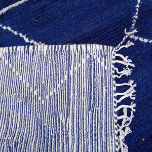 Custom design Moroccan blue rug, Handmade  rug, Plain Wool rug, Bedroom Carpet, Livingroom Carpet