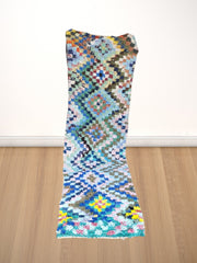 Load image into Gallery viewer, Moroccan Magic: Bouchouite Wool Rug - Tribal Patterns, Boho Chic Decor
