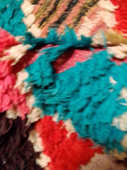 Load image into Gallery viewer, Colorful Charmer: Handcrafted Bouchouite Area Rug - Bold Hues, Eclectic Style
